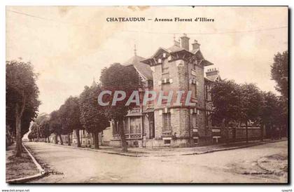 CPA Chateaudun Avenue Florent d Illiers