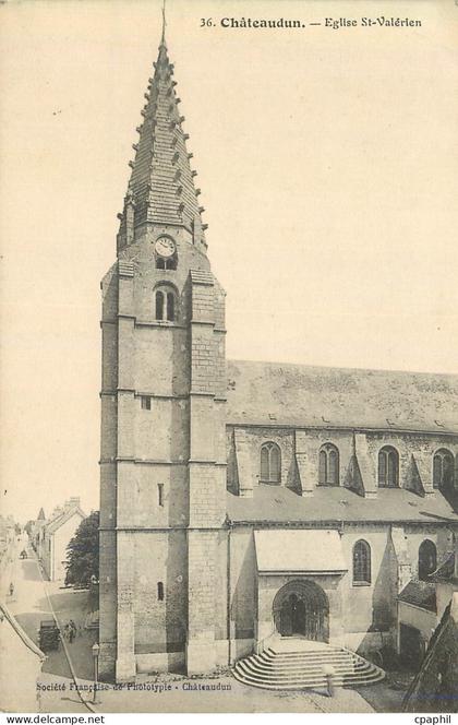 CPA Chateaudun Eglkise St Valerien