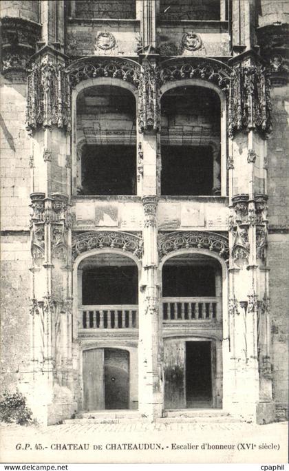 CPA Chateaudun Escalier d'honneur