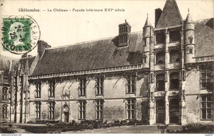 CPA Chateaudun Le Chateau Facade Interieure