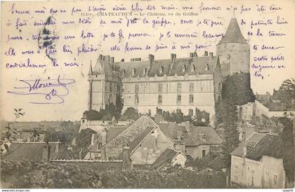 CPA Chateaudun le Chateau vu du Griffon