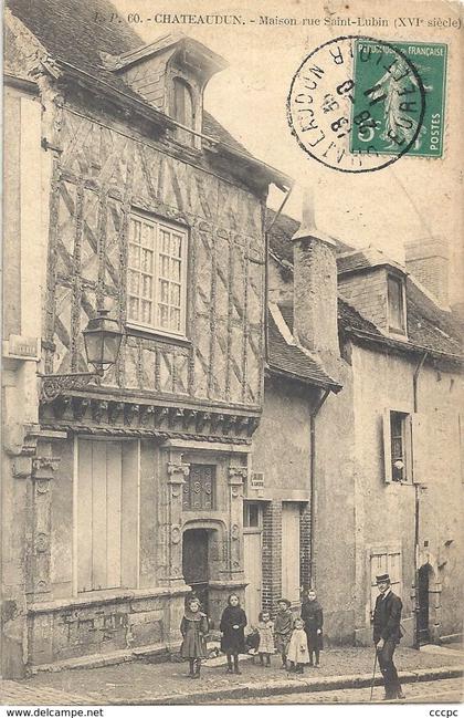 CPA Chateaudun Maison rue Saint-Lubin