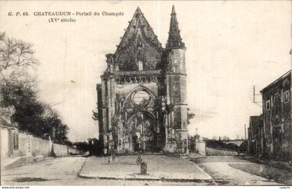 CPA Chateaudun Portail du Champde