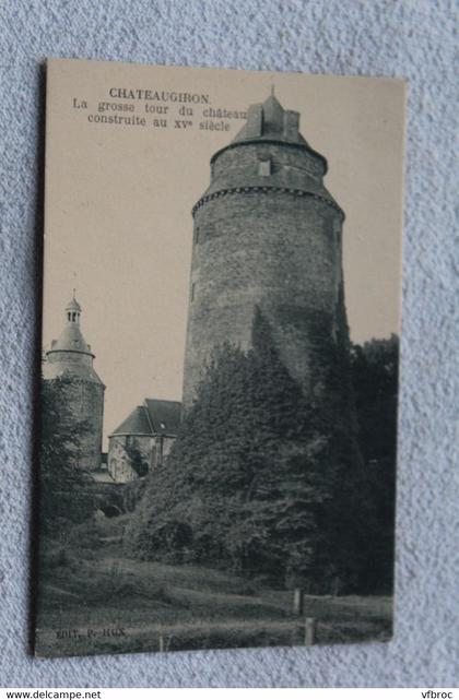 E832, Chateaugiron, la grosse tour du château, Ille et Vilaine 35