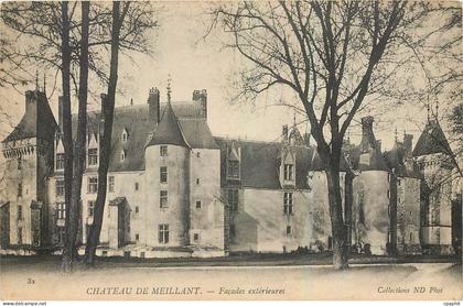 CPA Chateau de Meillant Facades exterieures