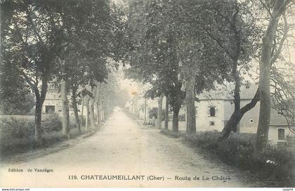 CPA Chateaumeillant (Cher) Route de la Chatre