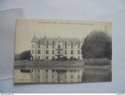 CHÂTEAUNEUF DU FAOU Château de Kerwazec à M Le Comte de Saint Simon Carte Postale