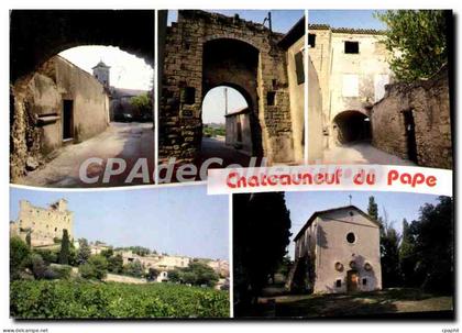 CPSM Chateauneuf du Pape Vieille rue Vieille porte