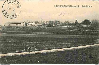 Carte Postale Ancienne - 16 - Chateauneuf sur Charente - Saint-Surin - Animée - Correspondance - Oblitération ronde de 1