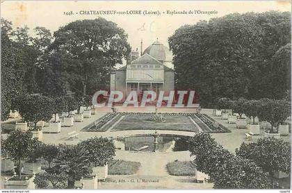 CPA Chateauneuf sur Loire Loiret Esplanade de l'Orangerie