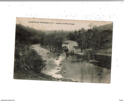 CHATEAUPONSAC USINE D'EFFILOCHAGE