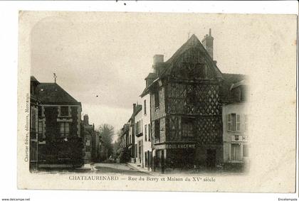 CPA-Carte Postale-France- Chateaurenard- Rue du Berry et maison du XV siècle -1903 VM19877