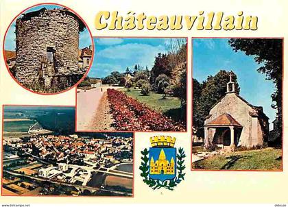 Carte Postale - 52 - Chateauvillain - Multivues - Blasons - CPM - Voir Scans Recto-Verso - Poscard - Carta Postal -  Pos