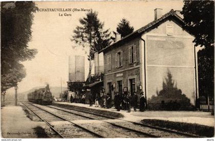 CPA chateauvillain - La Gare (211329)