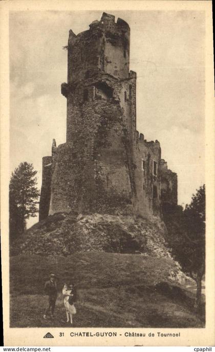 CPA Chatel Guyon Chateau De Tournoel