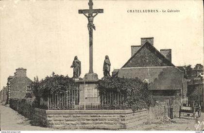 CPA Chatelaudren Le Calvaire