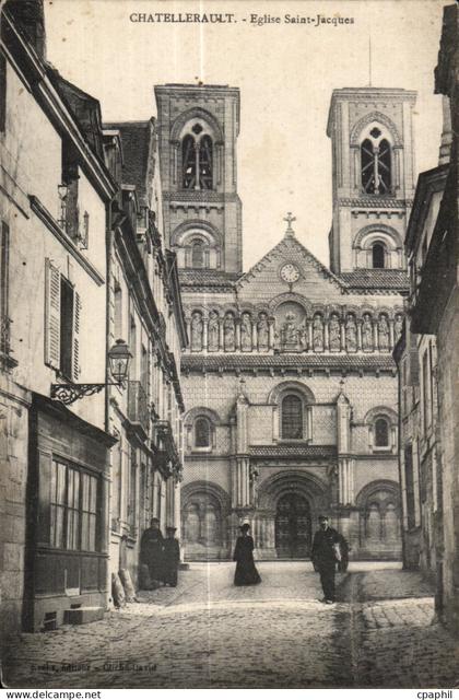 CPA Chatellerault Eglise Saint Jacques