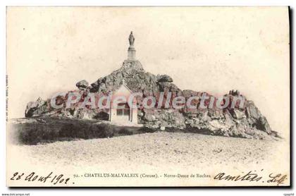 CPA Chatelus Malvaleix Notre Dame De Roches