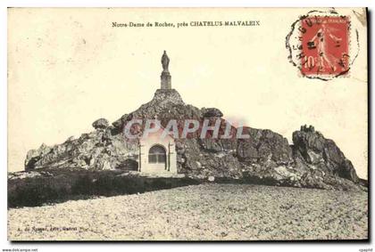 CPA Chatelus Malvaleix Notre Dame de Roches pres