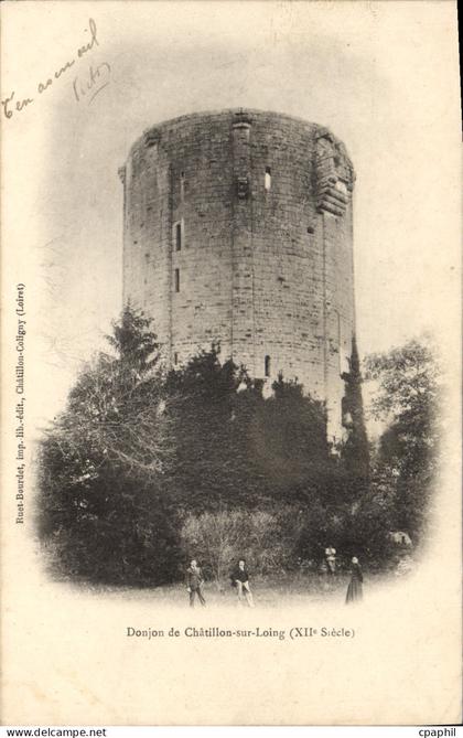 CPA Chatillon Coligny Loiret Le Donjon du Chateau