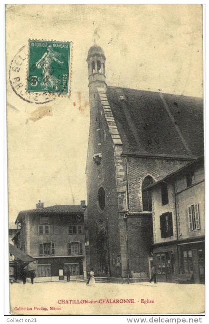 CHATILLON SUR CHALARONNE ... EGLISE