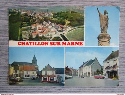 Cpa Chatillon sur Marne (51) multivues
