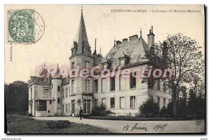 CPA CHATILLON-sur-SEINE château du Maréchal Marmont