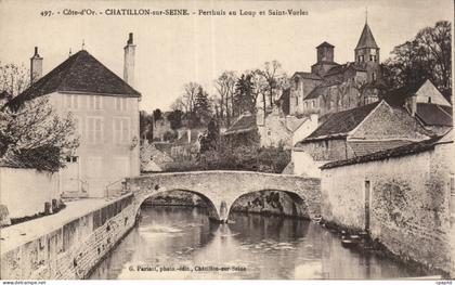 CPA Chatillon sur Seine Perthuis au loup et Saint Vorles