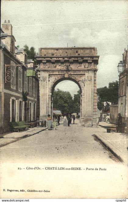 CPA Cote d Or Chatillon sur Seine Porte de Paris