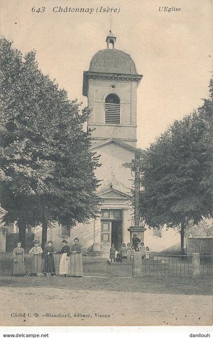 38 // CHATONNAY   l'église  643