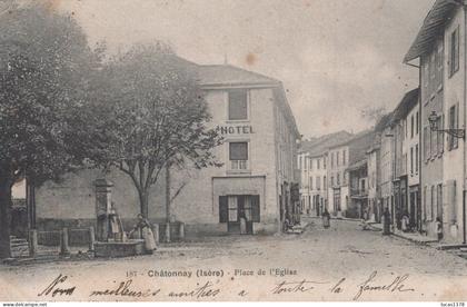 38 / CHATONNAY / PLACE DE L'EGLISE / HOTEL