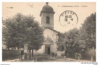 CAR-ADIP8-0486-38 - CHATONNAY - l'église