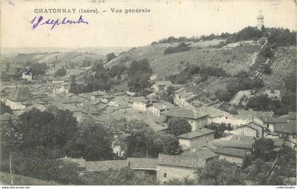 CPA FRANCE 38 " Châtonnay, Vue générale".