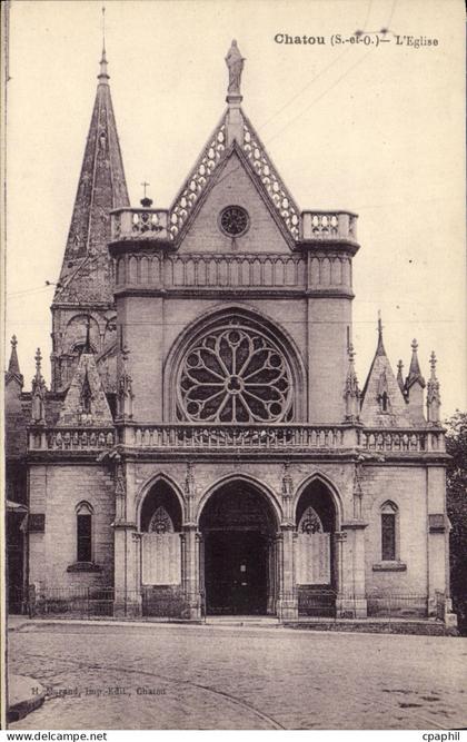 CPA Chatou L'Eglise