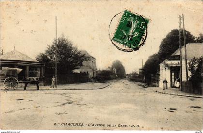 CPA Chaulnes Avenue de la Gare (1276090)