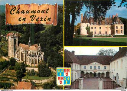 60 - Chaumont en Vexin - Multivues - Blasons - CPM - Voir Scans Recto-Verso