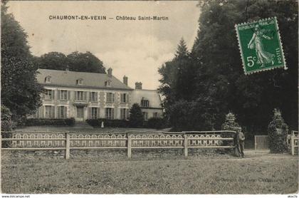 CPA CHAUMONT-en-VEXIN Chateau Saint-Martin (1208040)