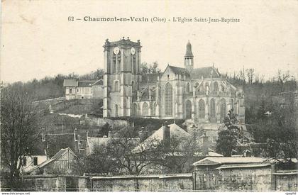 CPA Chaumont en Vexin Oise L'Eglise Saint Jean Baptiste