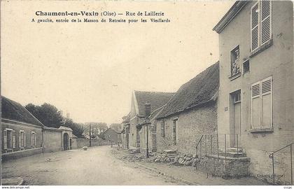 CPA Chaumont-en-Vexin rue de Laillerie