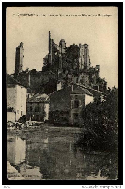 86 Chauvigny chateau ruine D86D K86070K C86070C RH074153