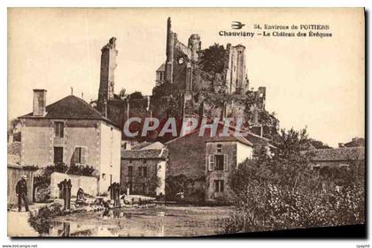CPA Chauvigny Le Chateau des Eveques