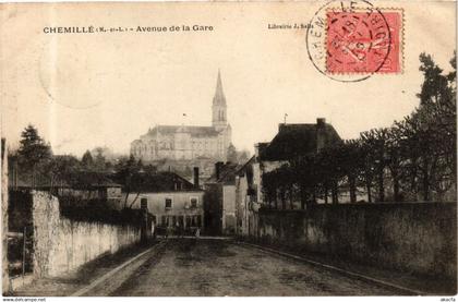 CPA CHEMILLE - Avenue de la Gare (165125)