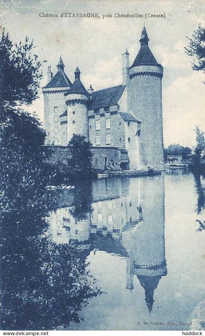 CHENERAILLES (ENVIRONS) : CHATEAU D'ETANSAGNE