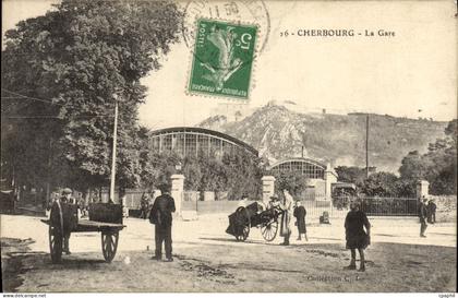CPA Cherbourg La Gare