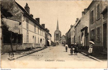 CPA Cheroy Rue de la Republique FRANCE (1451818)