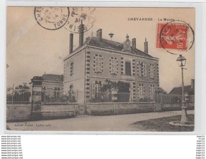 1 cpa Chevannes "la mairie"