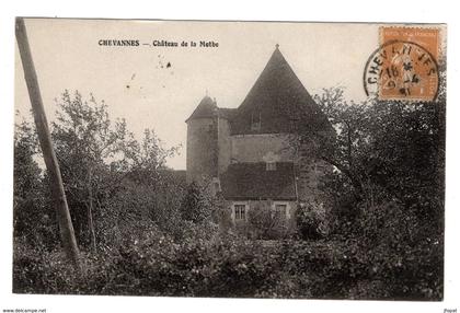 89 YONNE - CHEVANNES Château de la Mothe