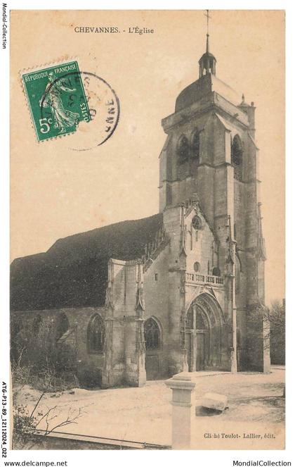 ATGP13-1086-89 - CHEVANNES - L'église
