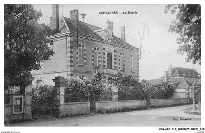 CAR-AGDP12-0661-89 - CHEVANNES - La mairie