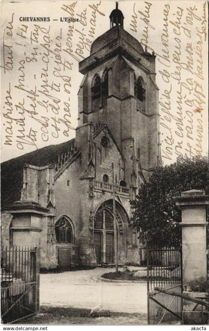 CPA CHEVANNES L'Eglise (1198072)
